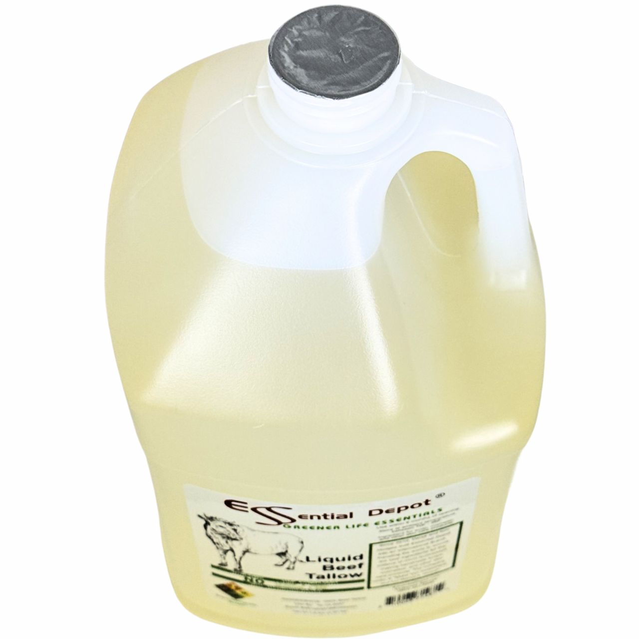 LIQUID Beef Tallow - 1 Gallon - 7.8 lb - FOOD GRADE - No Additives - for soap and skin care products