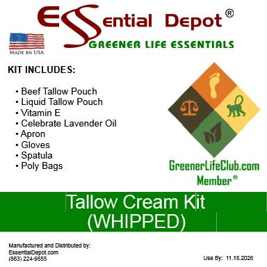 Whipped Tallow Kit (DECONSTRUCTED) - Basic - Scent: Celebrate Lavender Essential Oil Blend